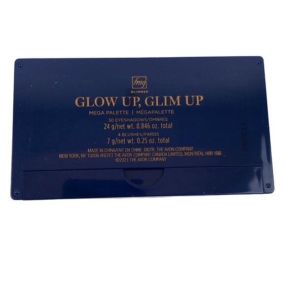 Avon FMG Glimmer Glow Up Glim Up Mega Palette 30 Ombre Eye Shadow 4 Blush - Picture 6 of 8